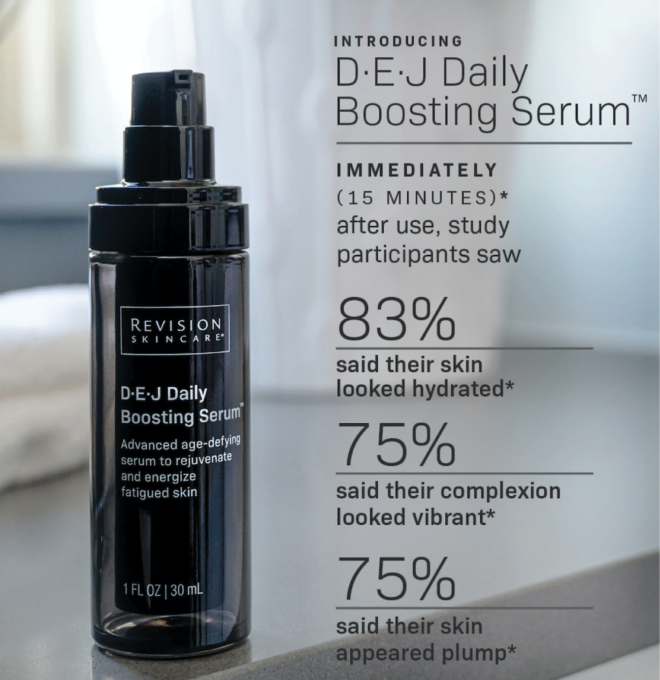 Introducing Revision Skincare® D·E·J Daily Boosting Serum