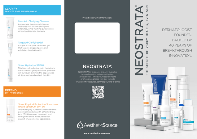 NEOSTRATA® Consumer Leaflet (DL Tri-Fold)