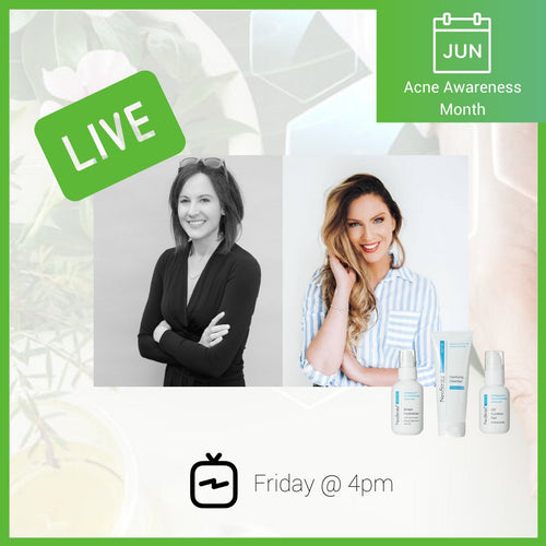 Instagram Live for Acne Awareness Month