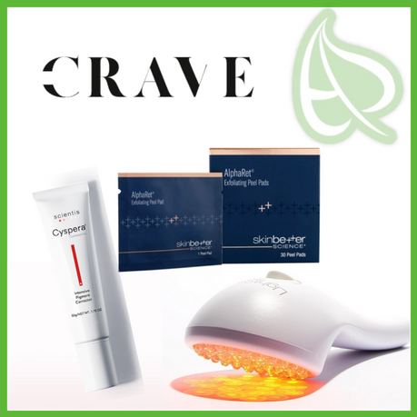 Cyspera, Lightstim and Skinbetter Science in Crave