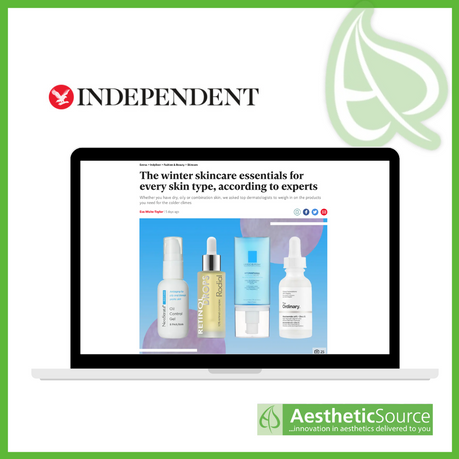 NeoStrata and Exuviance in The Independent