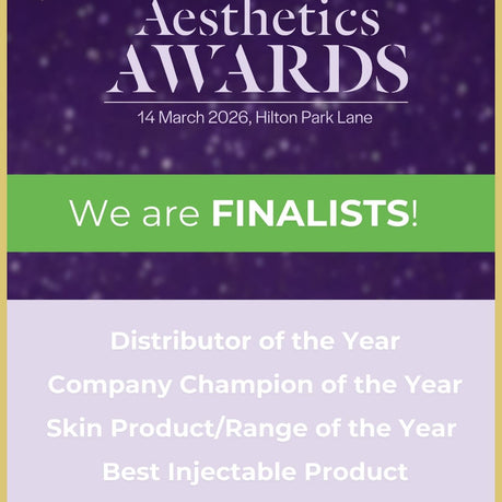 What a Way to Kick Off 2026: We’re Finalists in Four Aesthetics Awards Categories ✨🌿
