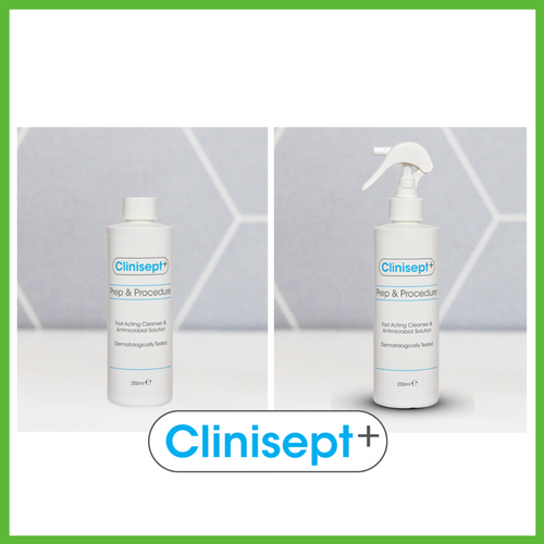 Introducing Clinisept+ 250ml Refill & Spray Bottle