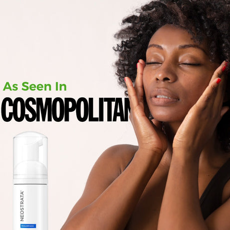 The NEOSTRATA® Resurface Foaming Glycolic Wash features in Cosmopolitan article! 🌿