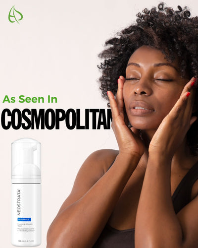 The NEOSTRATA® Resurface Foaming Glycolic Wash features in Cosmopolitan article! 🌿