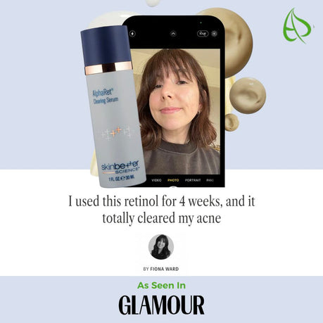 Read about Fiona Ward's experience of using the skinbetter science® AlphaRet® Clearing Serum! 👆🌿