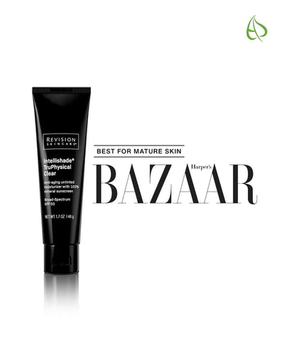 Revision Skincare® Intellishade® TruPhysical Clear SPF 50 featured in Harpers Bazaar