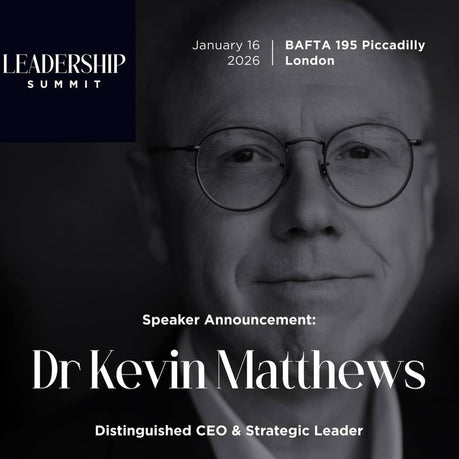 We’re Proud to Share: Dr Kevin Matthews to Deliver Closing Keynote at the Hosted Leadership Summit