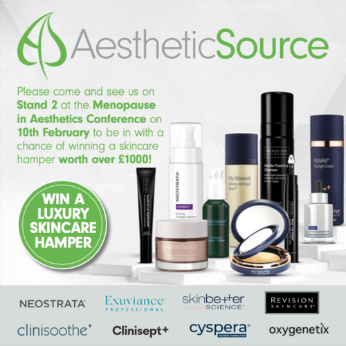 Come and see us at the Menopause in Aesthetics Conference on Stand 2