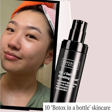 Why Practitioners Trust Revision Skincare’s D·E·J Daily Boosting Serum™ for Deeper Wrinkles 🖤