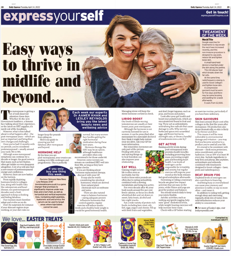 Revision Skincare® Revox™ Line Relaxer features in the Daily Express