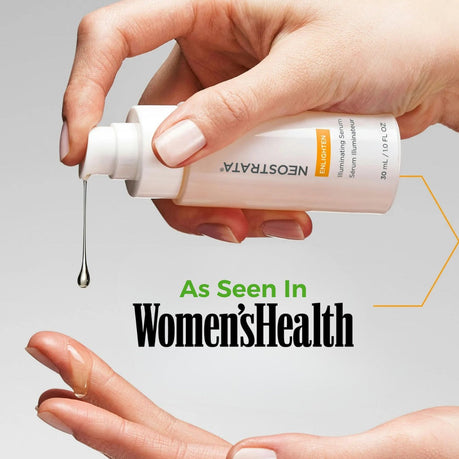 NEOSTRATA® Enlighten Illuminating Serum features - a go-to product for fading dark spots in Women's Health