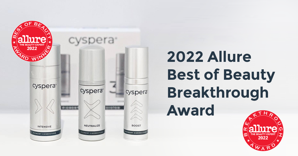 Cyspera Intensive System™  wins the 2022 Allure Best of Beauty Breakthrough Award