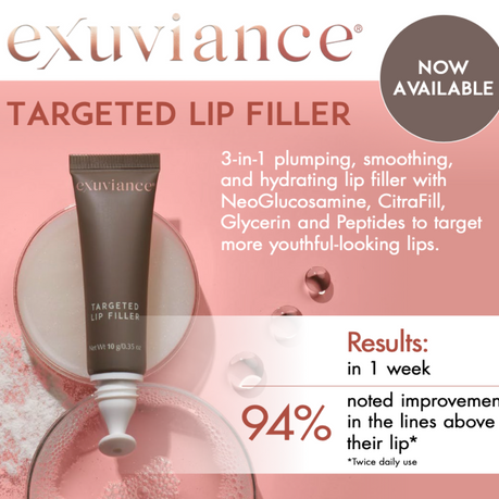 Introducing Exuviance® Targeted Lip Filler