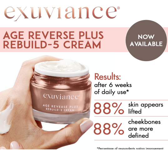 Introducing Exuviance® Age Reverse Plus Rebuild-5 Cream