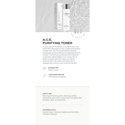 A.C.E. PURIFYING TONER Product Card