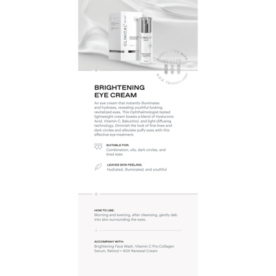 BRIGHTENING EYE CREAM Product Card