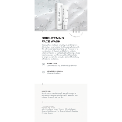 BRIGHTENING FACE WASH Product Card