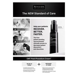 Revision Skincare® CMT Post-Procedure Cream Leave Behind A4 Leaflet