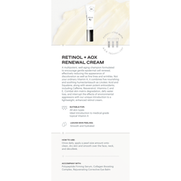 RETINOL + AOX RENEWAL CREAM Product Card