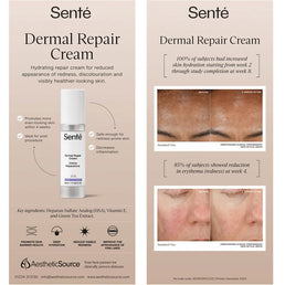 Senté Rack Card Dermal Repair Cream