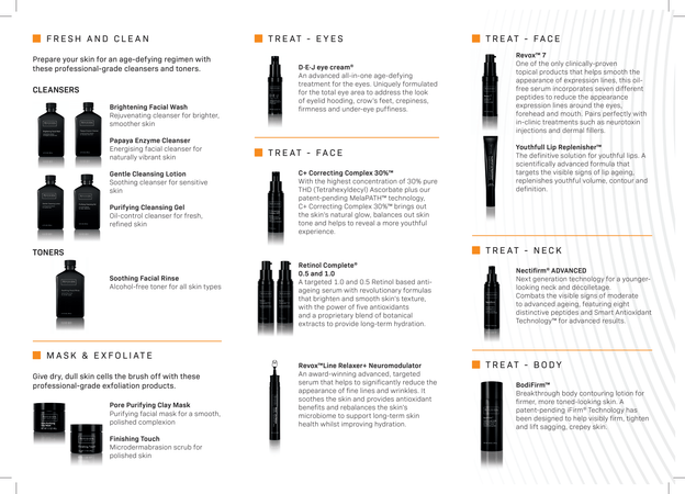 Revision Skincare® Consumer DL Tri-Fold Leaflet