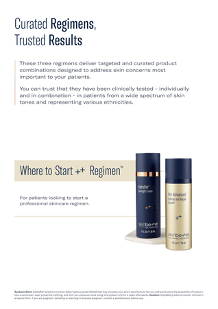 skinbetter science® Regimen In-Clinic Booklet (24 pages)