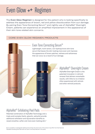 skinbetter science® Regimen In-Clinic Booklet (24 pages)