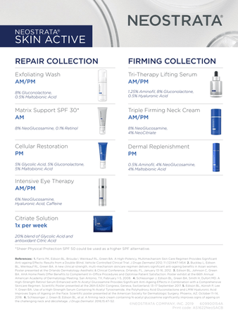 NEOSTRATA® Skin Active Mini Brochure (20 pages)