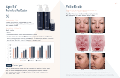 skinbetter science® AlphaRet® Professional Peel Sales Aid (8 pages)
