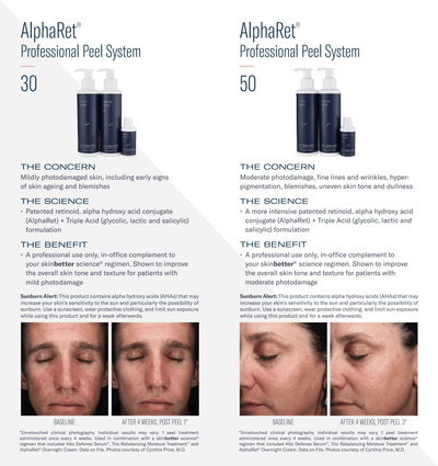 skinbetter science® AlphaRet Professional Peel System Patient Pamphlet (4 pages)